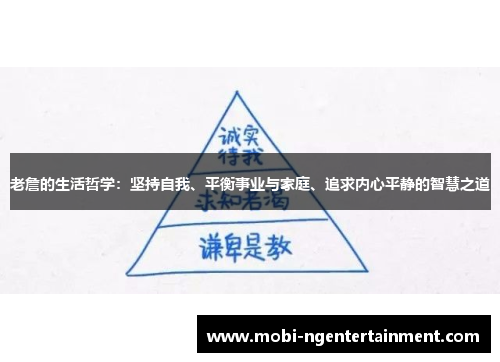 老詹的生活哲学：坚持自我、平衡事业与家庭、追求内心平静的智慧之道